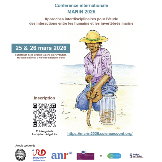 Conférence MARIN2026 • Interdisciplinary approaches to the study of human and marine invertebrate interactions